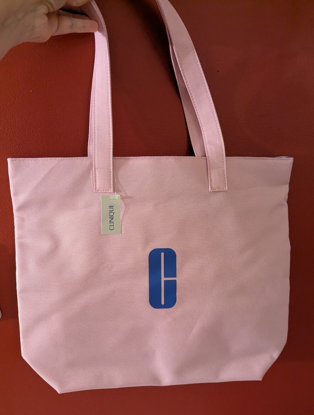 Clinique Pink Logo Tote Bag - NWT